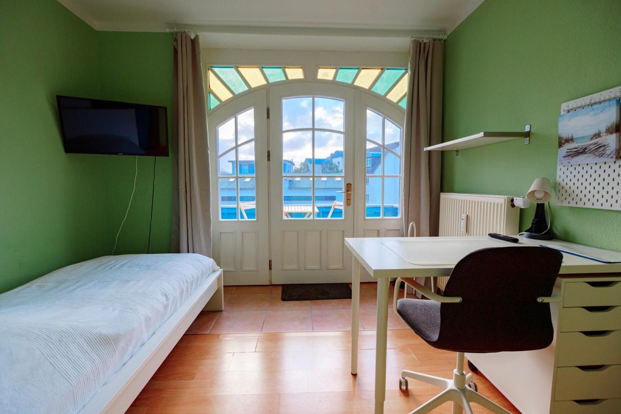 Gemuetliche Wohnung Mit Balkon Wohnung6 روستوك المظهر الخارجي الصورة